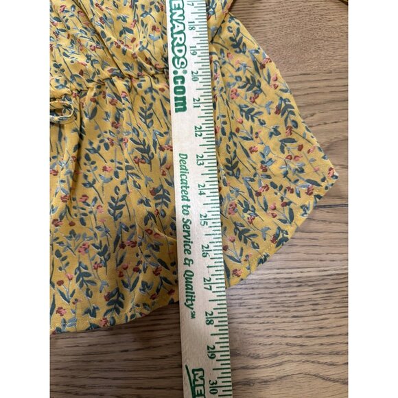 Ophelia Roe Anthropologie‎ Women Size Large Floral Tiered Blouse Peasant Boho - Picture 4 of 11